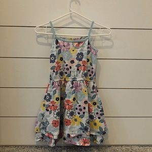 Flowered sleeveless dress